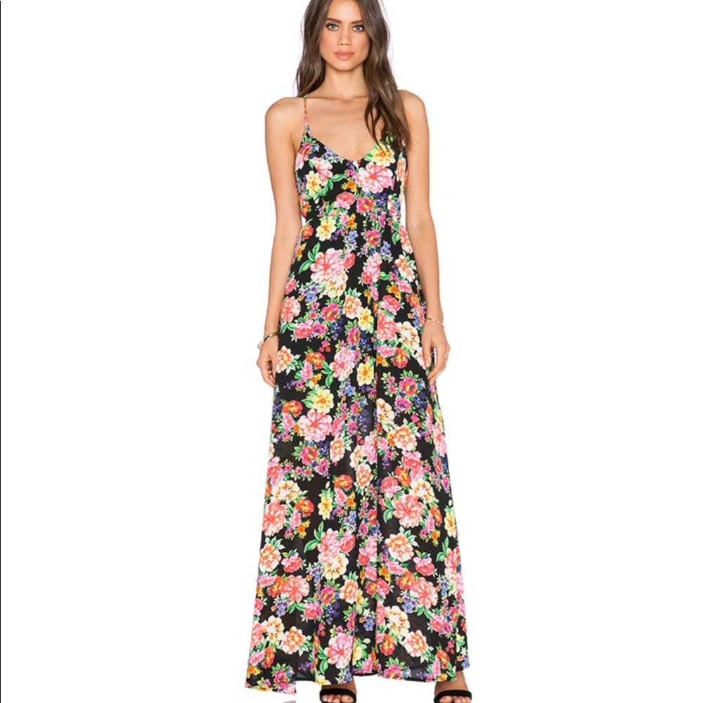 Lucca Couture Floral Maxi Dress